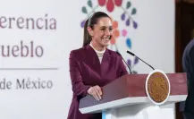 Así felicitaron los reporteros a Claudia Sheinbaum por su cumpleaños