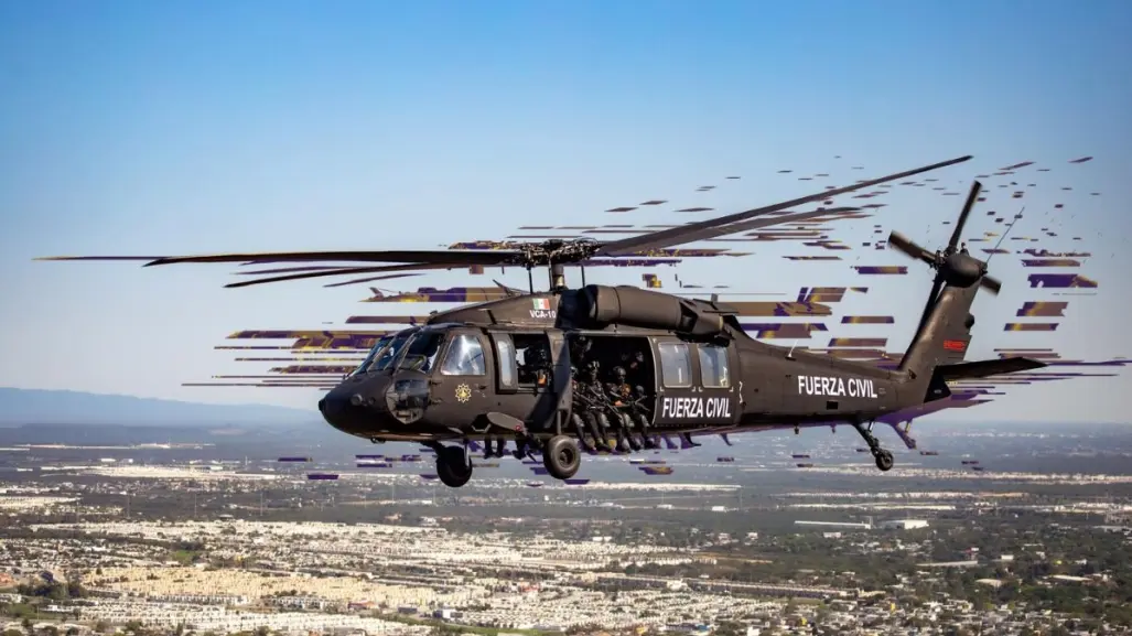 Black Hawk realiza vigilancias en carreteras de Nuevo León