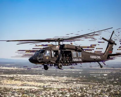 Black Hawk realiza vigilancias en carreteras de Nuevo León