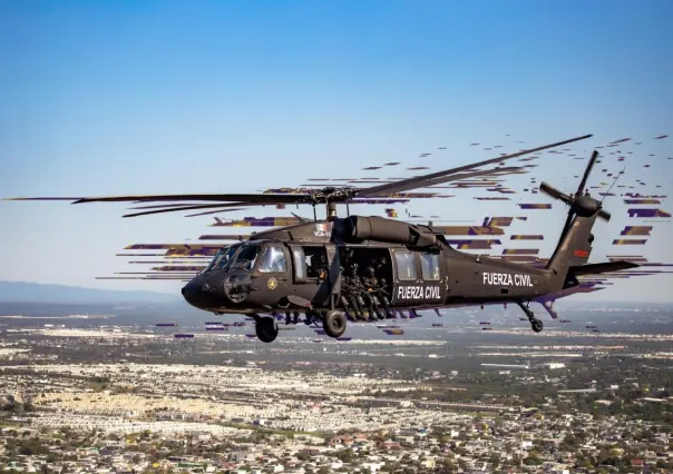 Black Hawk realiza vigilancias en carreteras de Nuevo León