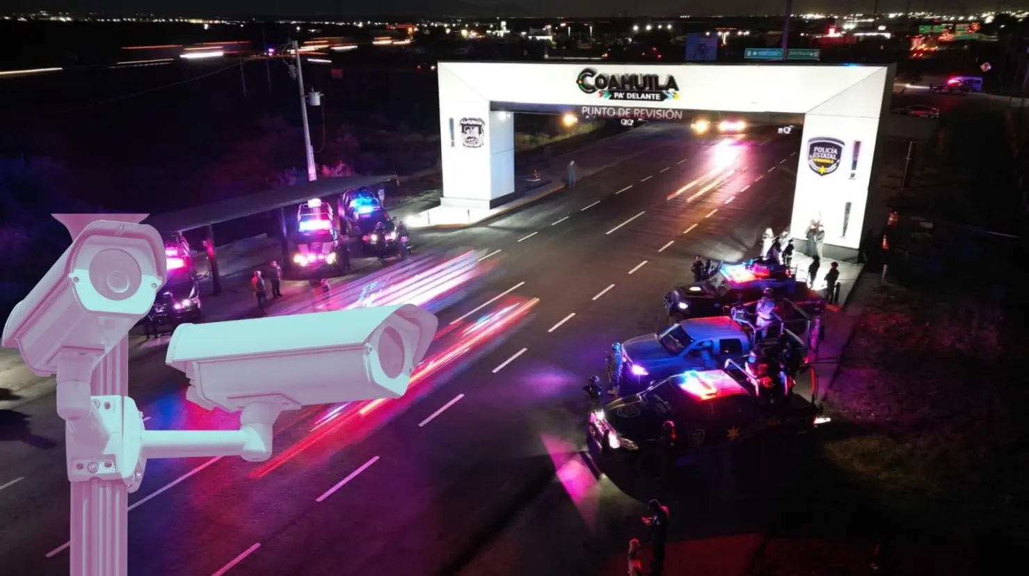 El Arco Carretero en Ramos Arizpe fue inaugurado en noviembre de 2024. (Fotografía: Gobierno de Coahuila | Canva)