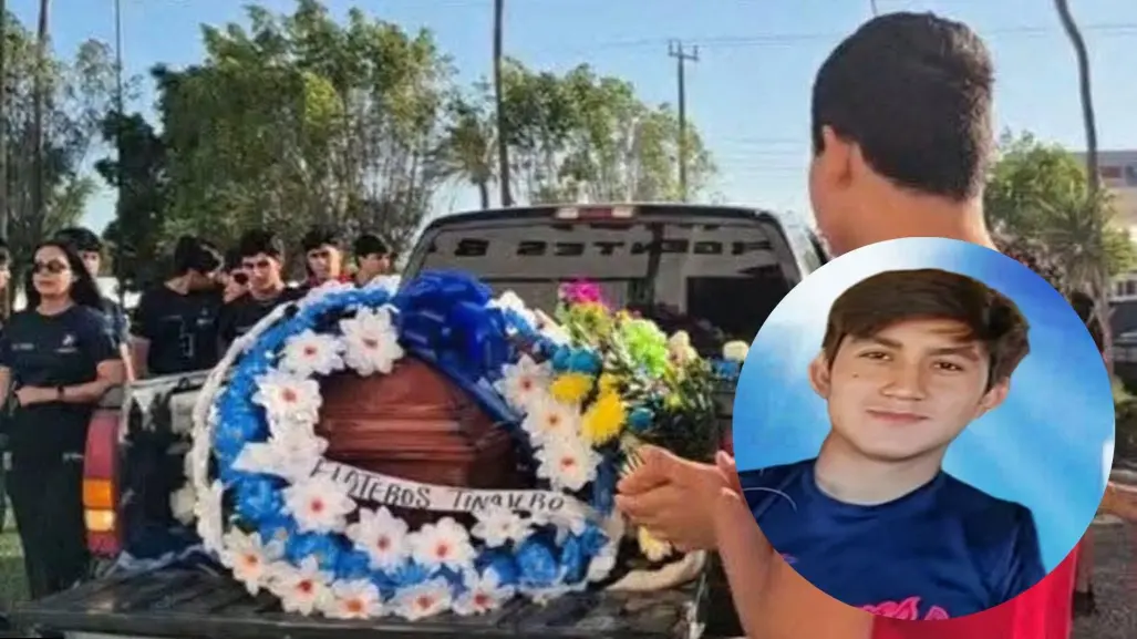 Compañeros de secundaria del menor asesinado en Comondú le dan el último adiós