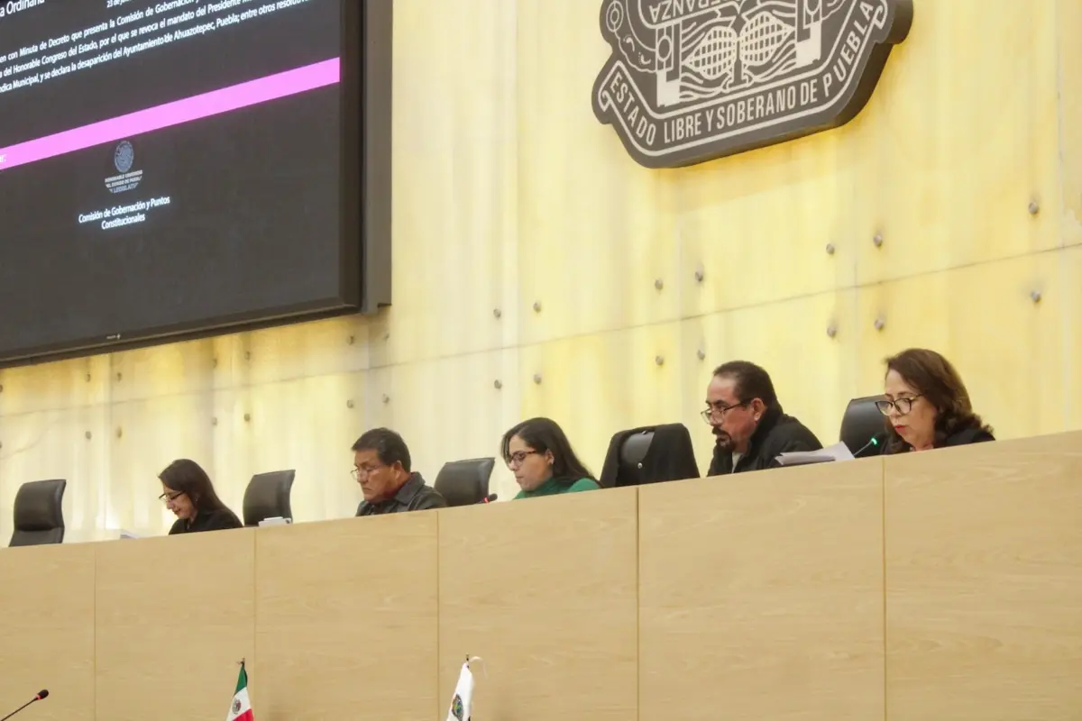 Sesión del Congreso de Puebla Foto: Carlos Rocha