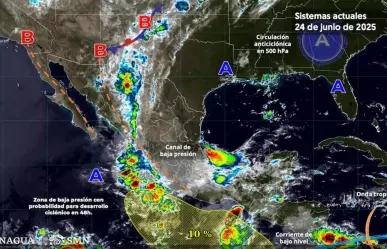 SMN advierte por posible formación del ciclón Flossie en varios estados