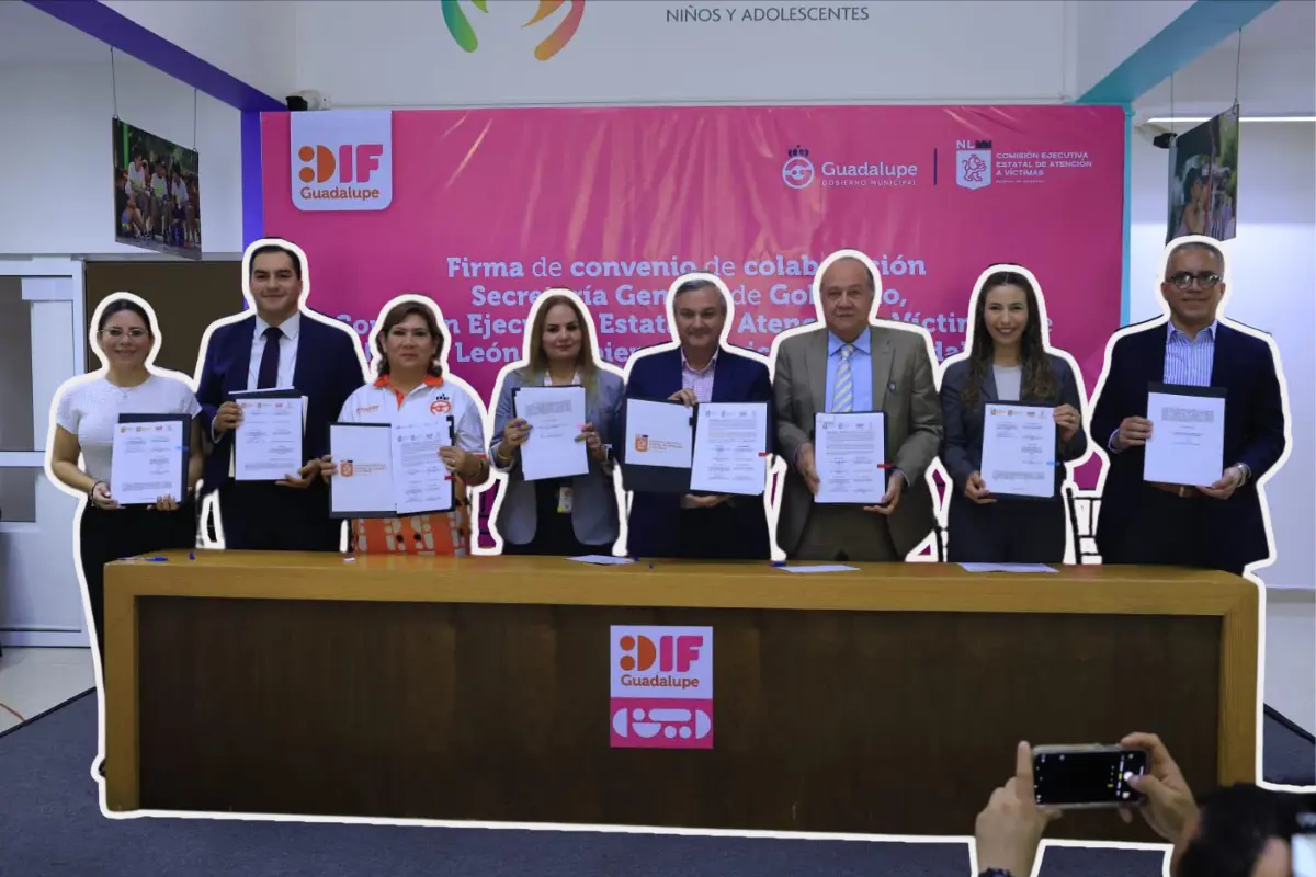 Este convenio tiene como objetivo principal coordinar de manera efectiva la atención integral a víctimas/Foto: Gobierno de Guadalupe