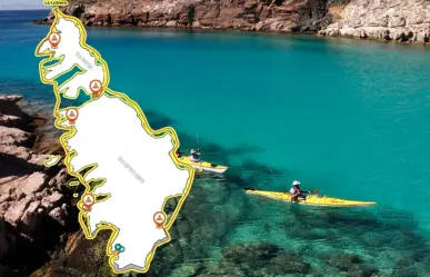Sudcaliforniano da la vuelta a Isla Espíritu Santo en kayak en menos de 11 horas