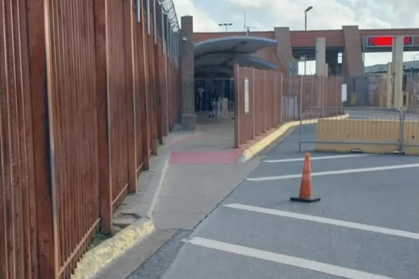 Sin fila peatonal para cruzar el puente Hidalgo | Foto: FB