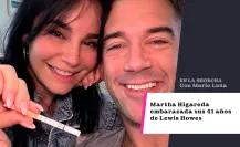 Martha Higareda anuncia que, a sus 41 años, está embarazada de su primer hijo con Lewis Howes