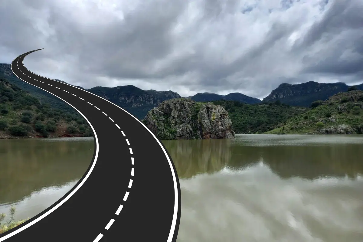 Esta es la ruta para llegar a la presa Tejamen en Nuevo Ideal. Foto: Especial.