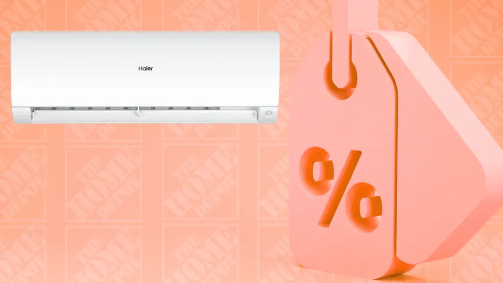 The Home Depot tiene este minisplit Haier con 8 mil pesos de descuento