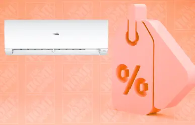 The Home Depot tiene este minisplit  Haier con 8 mil pesos de descuento