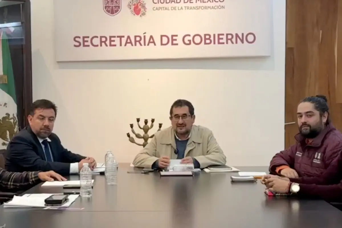 César Cravioto, secretario de gobierno de la Ciudad de México iniciando las entrevistas a los 17 aspirantes para comisionado de búsqueda de la CDMX. Foto: X (@craviotocesar)