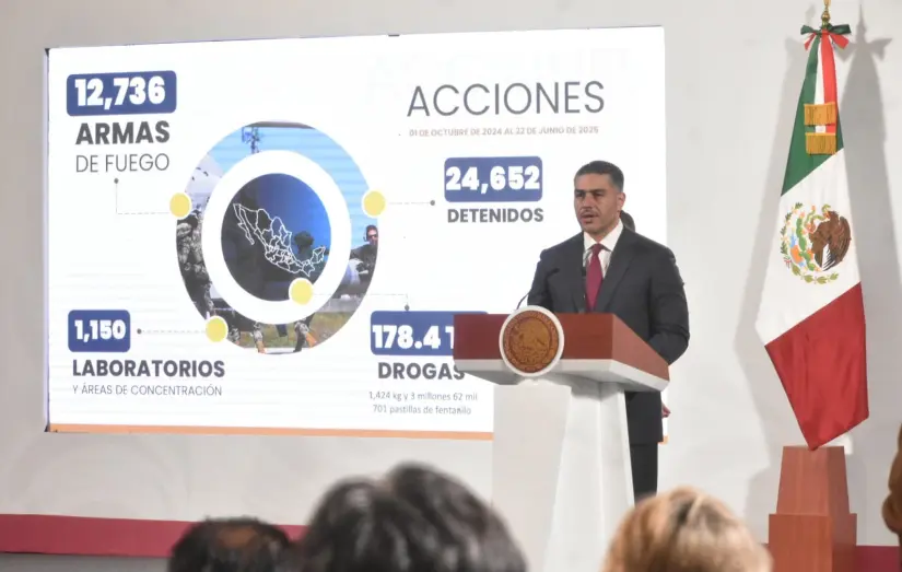 Omar García Harfuch. Foto: Enrique Pérez Huerta