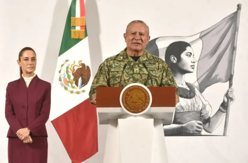 Arturo Coronel Flores y Claudia Sheinbaum. Foto: Enrique Pérez Huerta