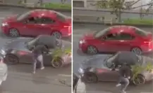 VIDEO| Así asaltaron a un conductor en Av. Bucareli en CDMX, el momento quedó grabado por cámaras