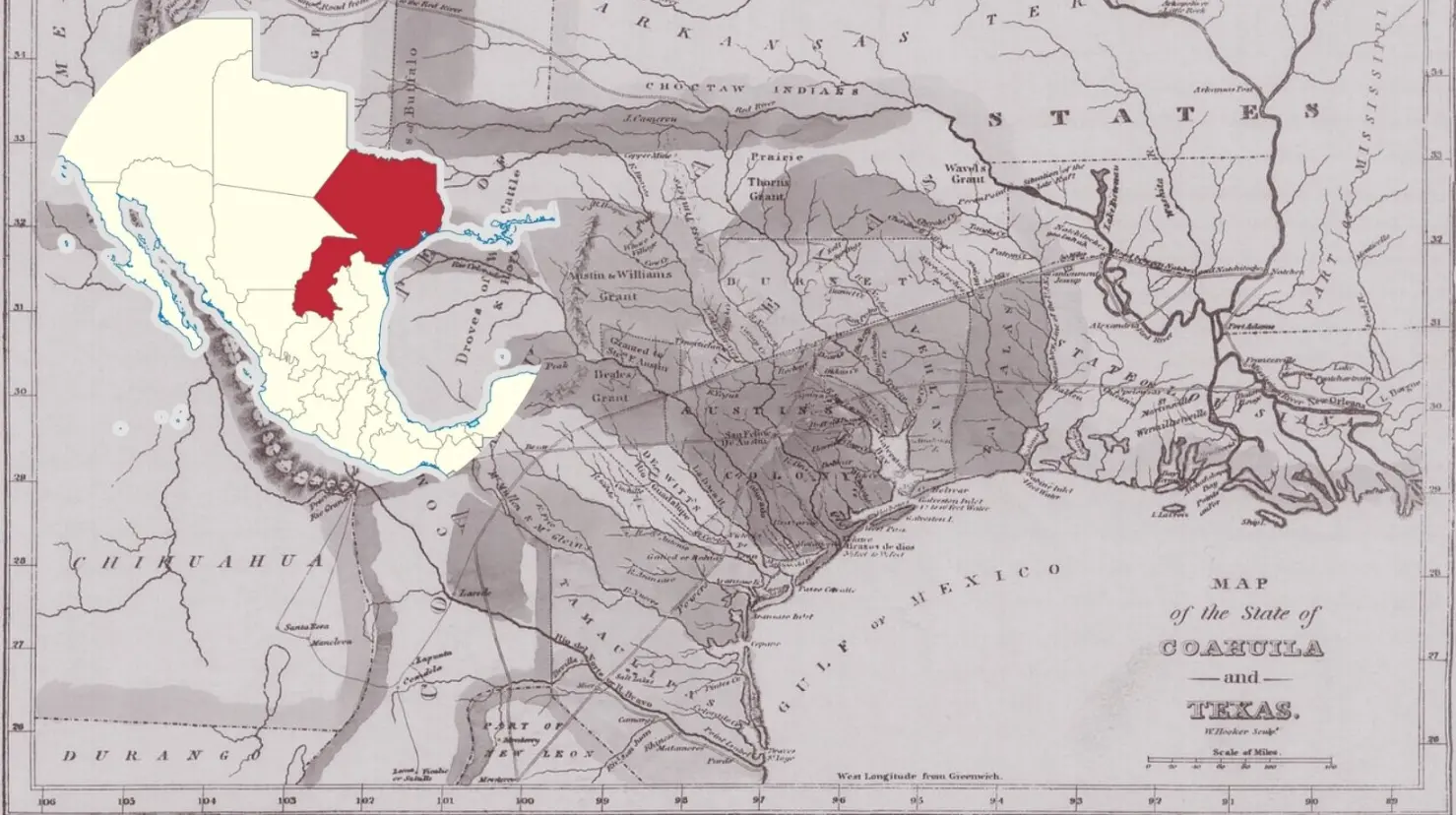 Coahuila y Texas fueron un solo estado en 1824. (Fotografías: Wikipedia | Canva)