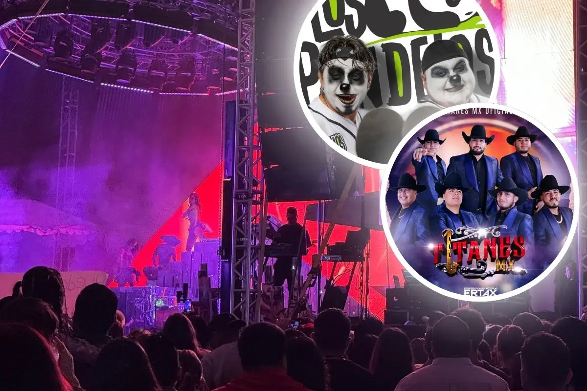 Estos artistas locales se presentarán en la Feria de Saltillo 2025 / Foto: Victor B. Martinez | FB Los Pandejos | Fb Titanes MX | Canva