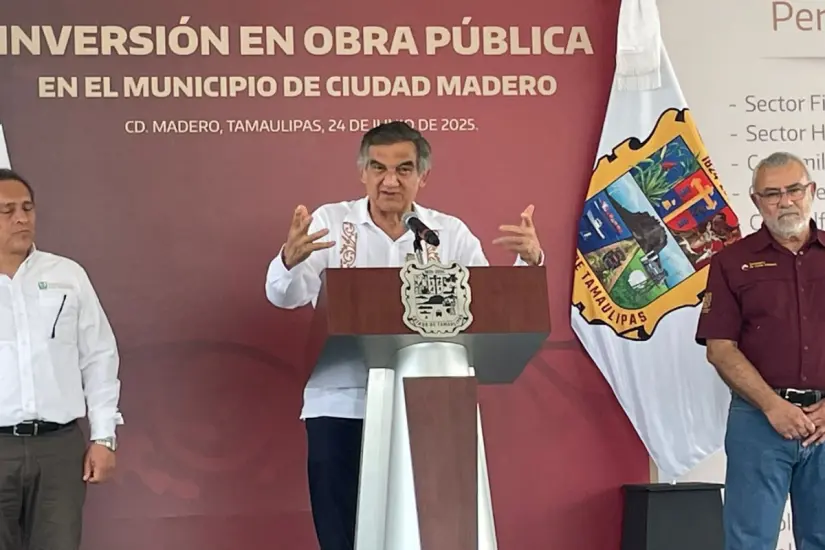 Gobernador Américo Villarreal Anaya. Foto: Axel Hassel