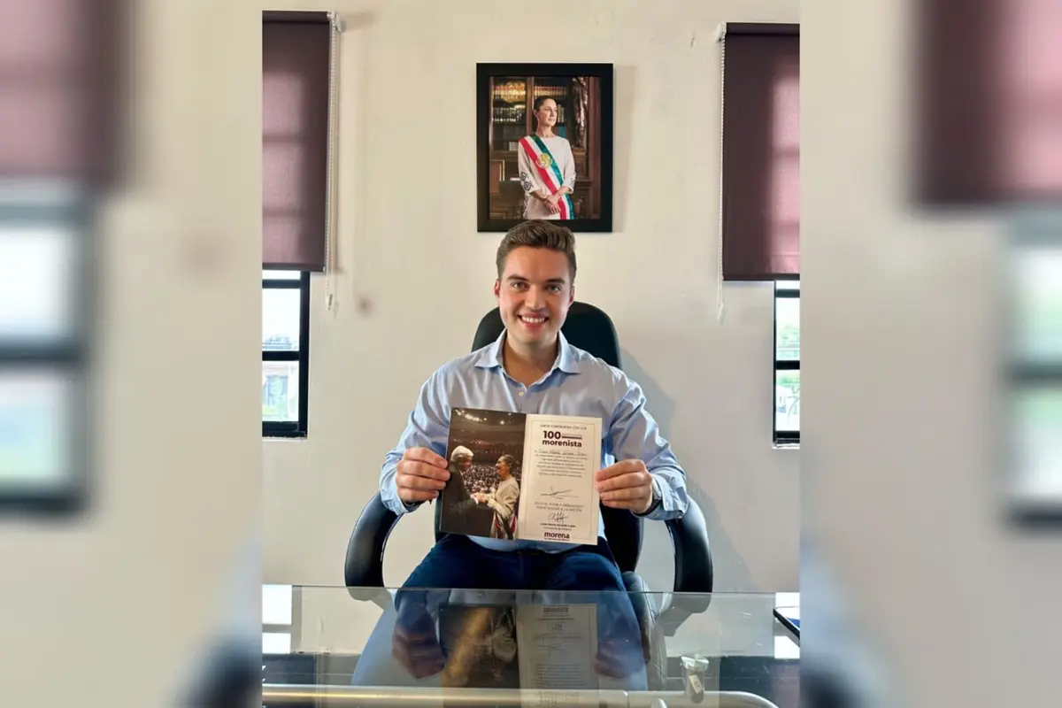 El diputado local de Nuevo León Jesús Elizondo, hizo un llamado a todas las autoridades emanadas de Morena en el estado. Foto: Diego Ovalle
