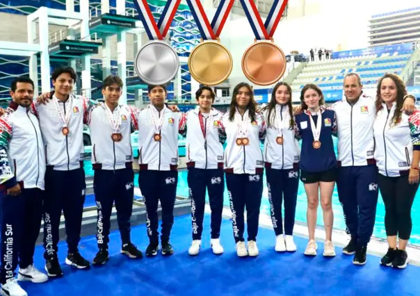 Clavadistas de BCS ganan 13 medallas en Olimpiada Nacional 2025; ¿cuántas son de oro?