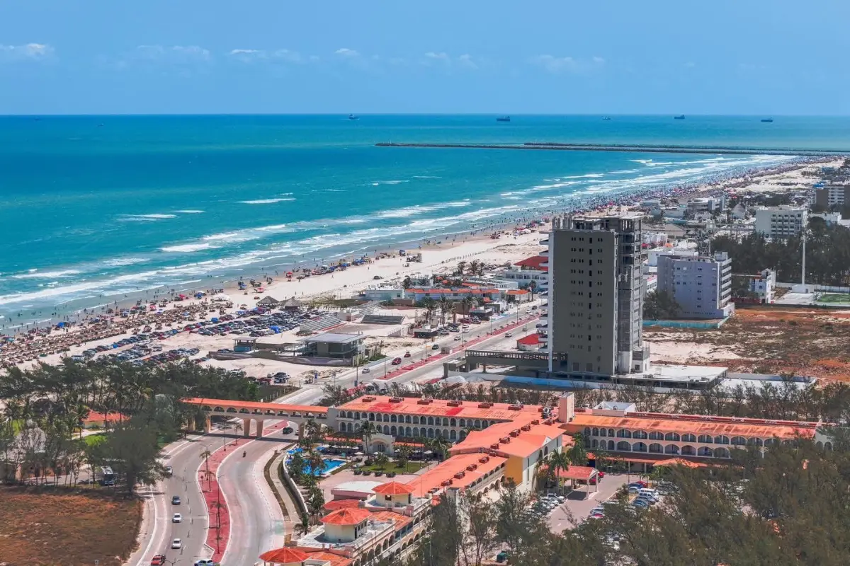 Playa Miramar es el máximo destino turístico de Tamaulipas. Foto: Axel Hassel