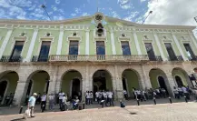 Maestros yucatecos protestan nuevamente en el centro de Mérida