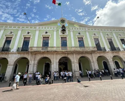 Maestros yucatecos protestan nuevamente en el centro de Mérida