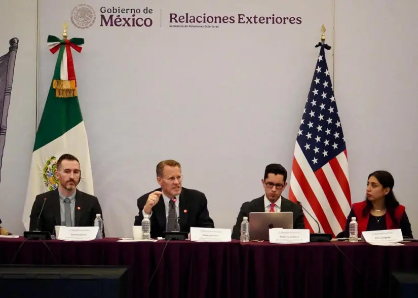 Reunión de autoridades mexicanas y estadounidenses en Piedras Negras / Foto: Gobierno de Coahuila