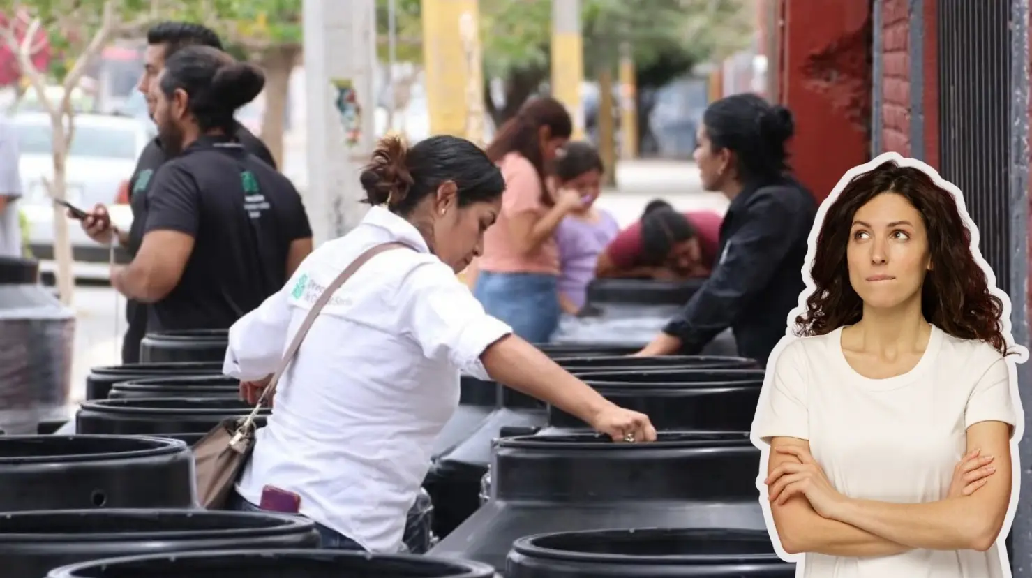 Continúa el programa de tinacos a bajo costo en Torreón. (Fotografía: Gobierno de Torreón)