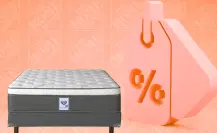 The Home Depot tiene un box spring king size Spring Air por menos de 10 mil pesos