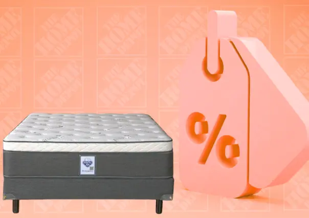 The Home Depot tiene un box spring king size Spring Air por menos de 10 mil pesos
