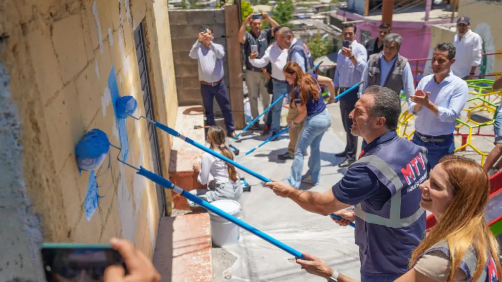 Adrián de la Garza busca mejorar imagen comunitaria con el programa "Transformando Monterrey"