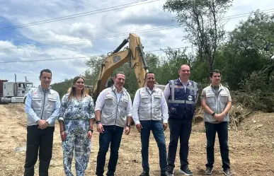 Adrián de la Garza inicia obras para desfogar tráfico en carretera Nacional