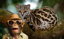 Este felino nativo de Tamaulipas tiene la habilidad de colgarse de las ramas con una pata