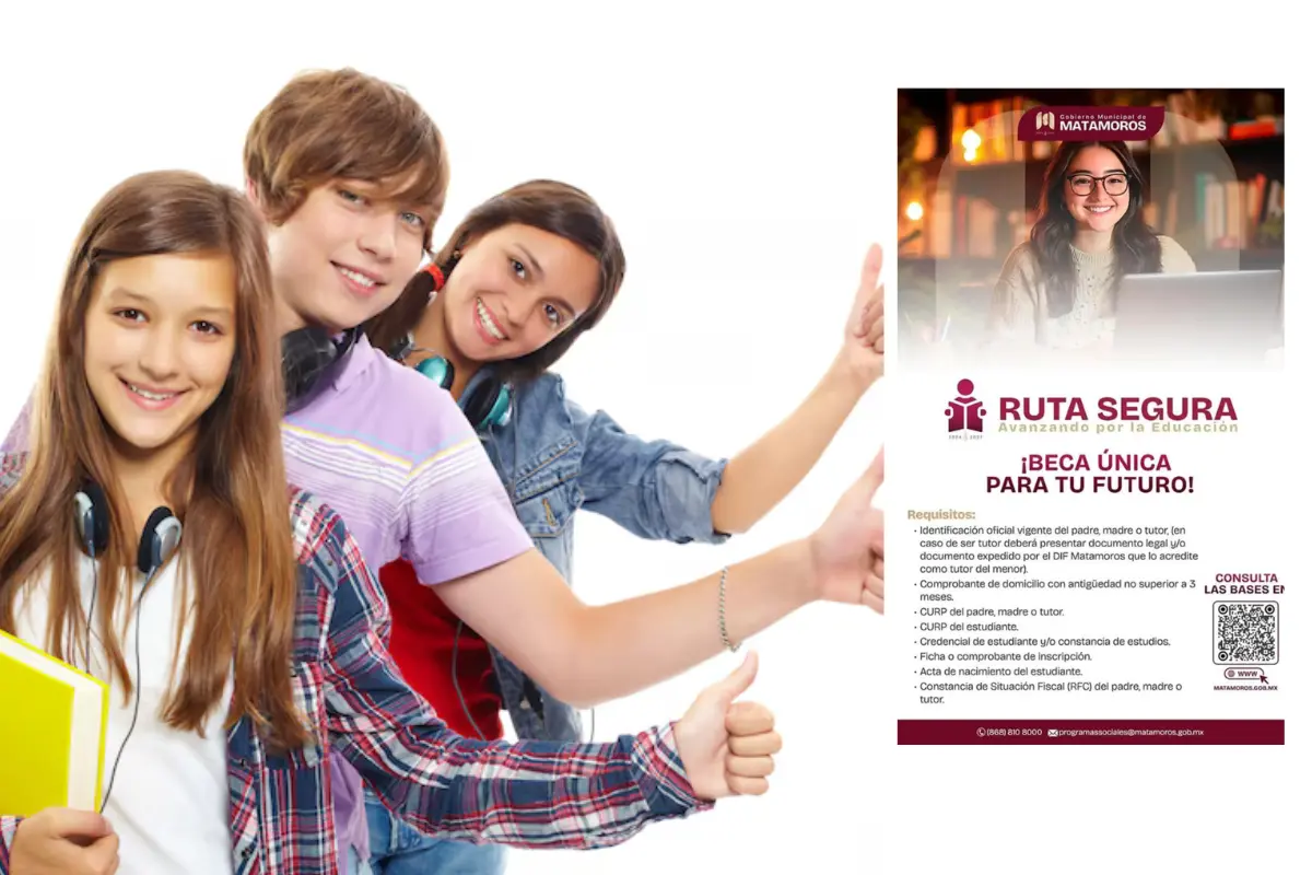 La Beca Ruta Segura: Avanzando por la educación es un apoyo que implementa el gobierno municipal con la finalidad de evitar la deserción escolar en los alumnos de secundaria que ingresen a preparatoria.FREEPIK