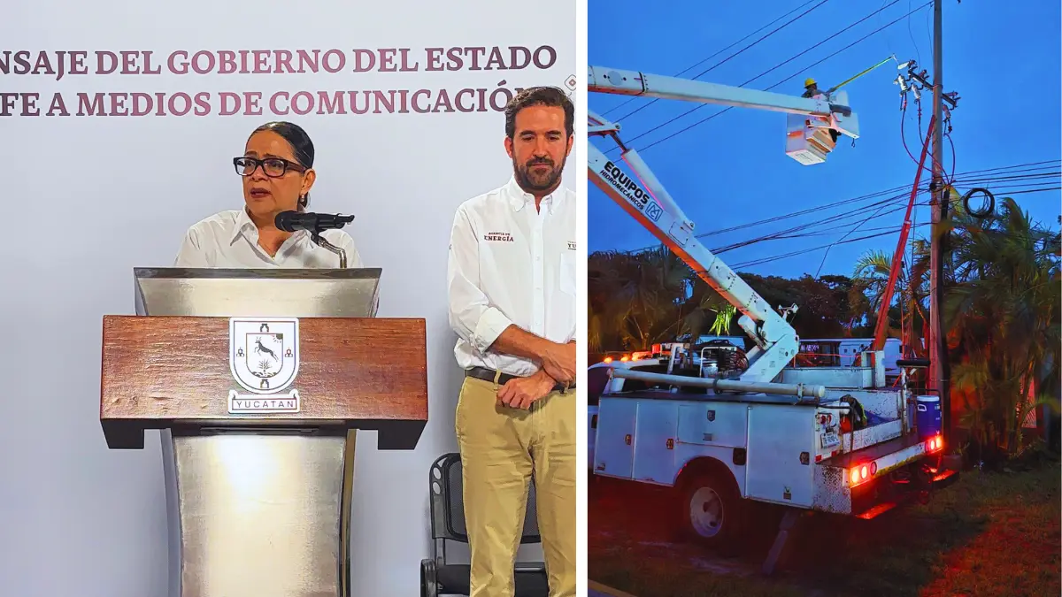 La titular de la CFE ofreció un mensaje en su visita a Yucatán Foto: Alejandra Vargas/CFE