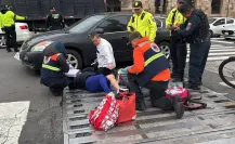 Accidente en CDMX: choque entre bici eléctrica y auto deja dos heridas