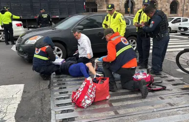 Accidente en CDMX: choque entre bici eléctrica y auto deja dos heridas