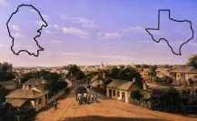 ¿Qué ciudades actuales de Texas formaron parte de Coahuila?