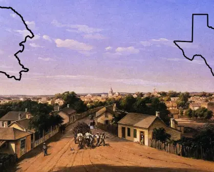 ¿Qué ciudades actuales de Texas formaron parte de Coahuila?