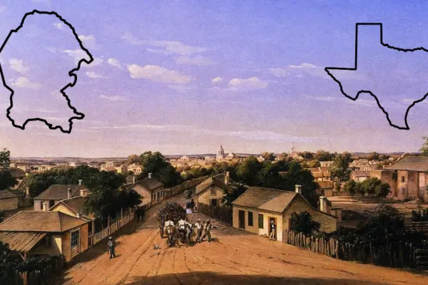 ¿Qué ciudades actuales de Texas formaron parte de Coahuila?