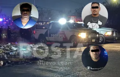 Policía de Escobedo detiene a tres hombres con armas y droga