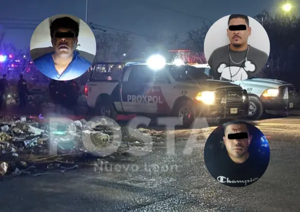 Policía de Escobedo detiene a tres hombres con armas y droga