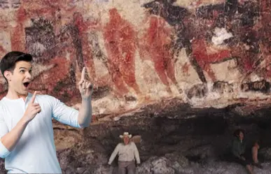 El enigma de las pinturas rupestres que parecen hechas por gigantes en Baja California Sur