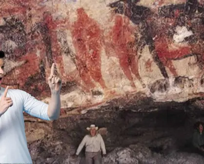 El enigma de las pinturas rupestres que parecen hechas por gigantes en Baja California Sur
