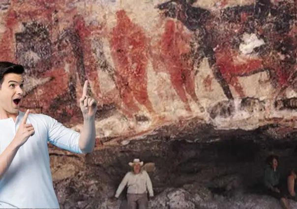 El enigma de las pinturas rupestres que parecen hechas por gigantes en Baja California Sur