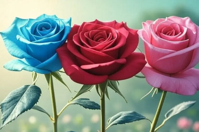 Elige una rosa en la imagen y sorpréndete al conocer las cualidades de tu pareja perfecta. Foto: Canva / Grok