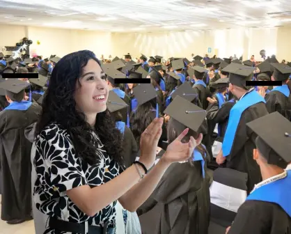 Elva Deyanira acude a graduación de estudiantes de secundaria en Zuazua