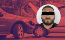 Cae hombre por montachoques; robó 8 mil pesos a conductor de plataforma en Monterrey