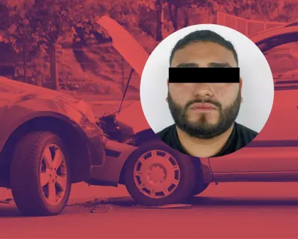 Cae hombre por montachoques; robó 8 mil pesos a conductor de plataforma en Monterrey